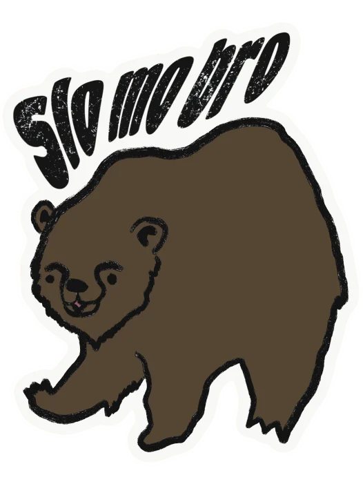 Slo-mo Bear Decal product image (1)