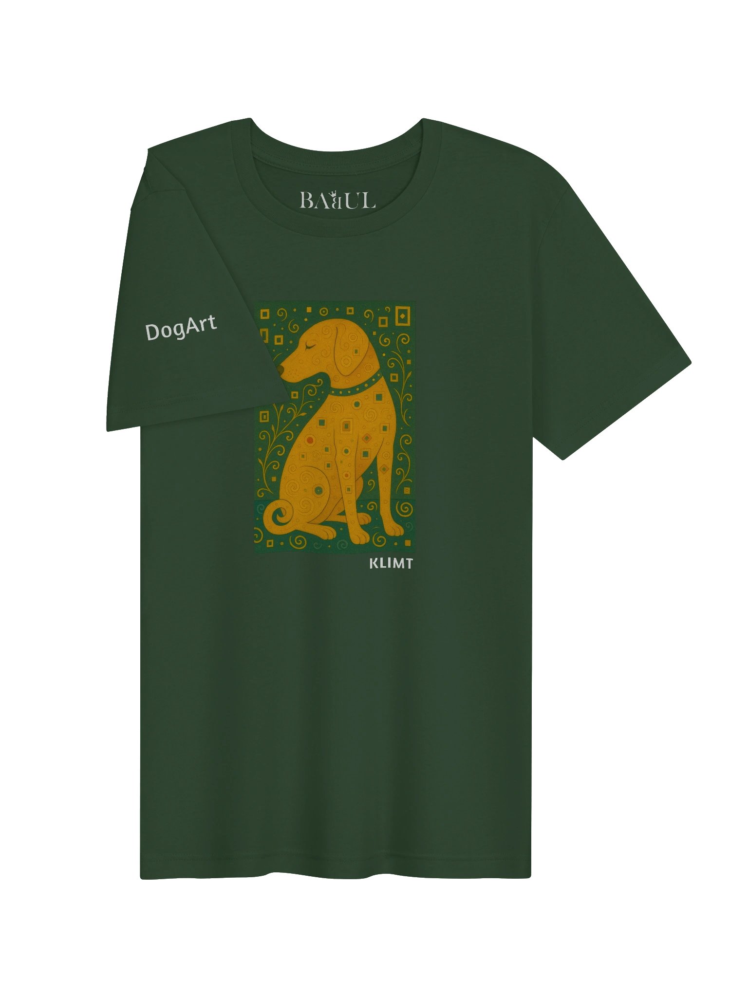 DOGART Unisex Jersey Dog T-Shirt - KLIMT - Iconic Painting Reimagined with Dogs product image (2)