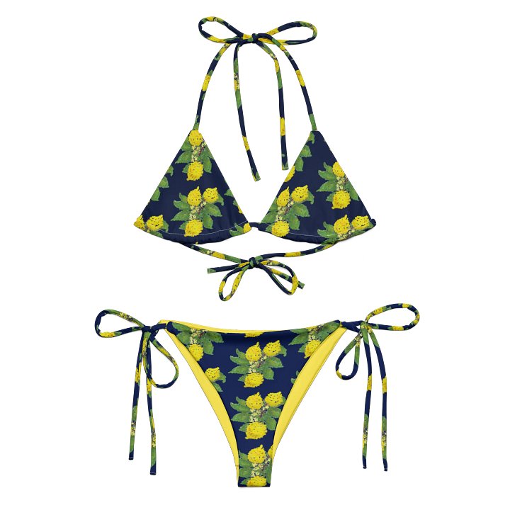 Lemon Love Blue Bikini Set product image (1)