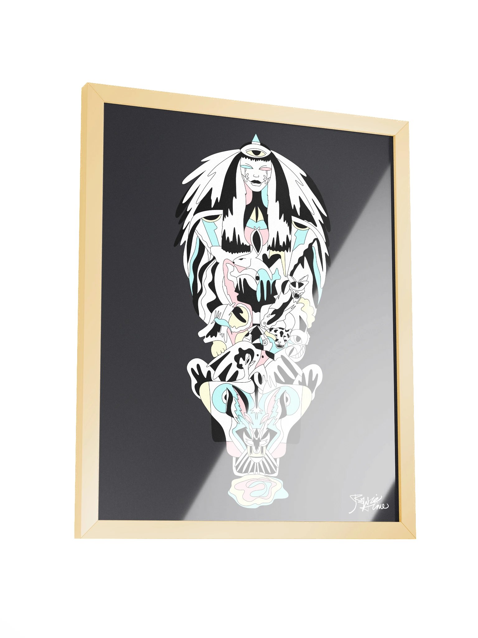 Framed Poster Wall Art: The Goddess of Balance product image (3)
