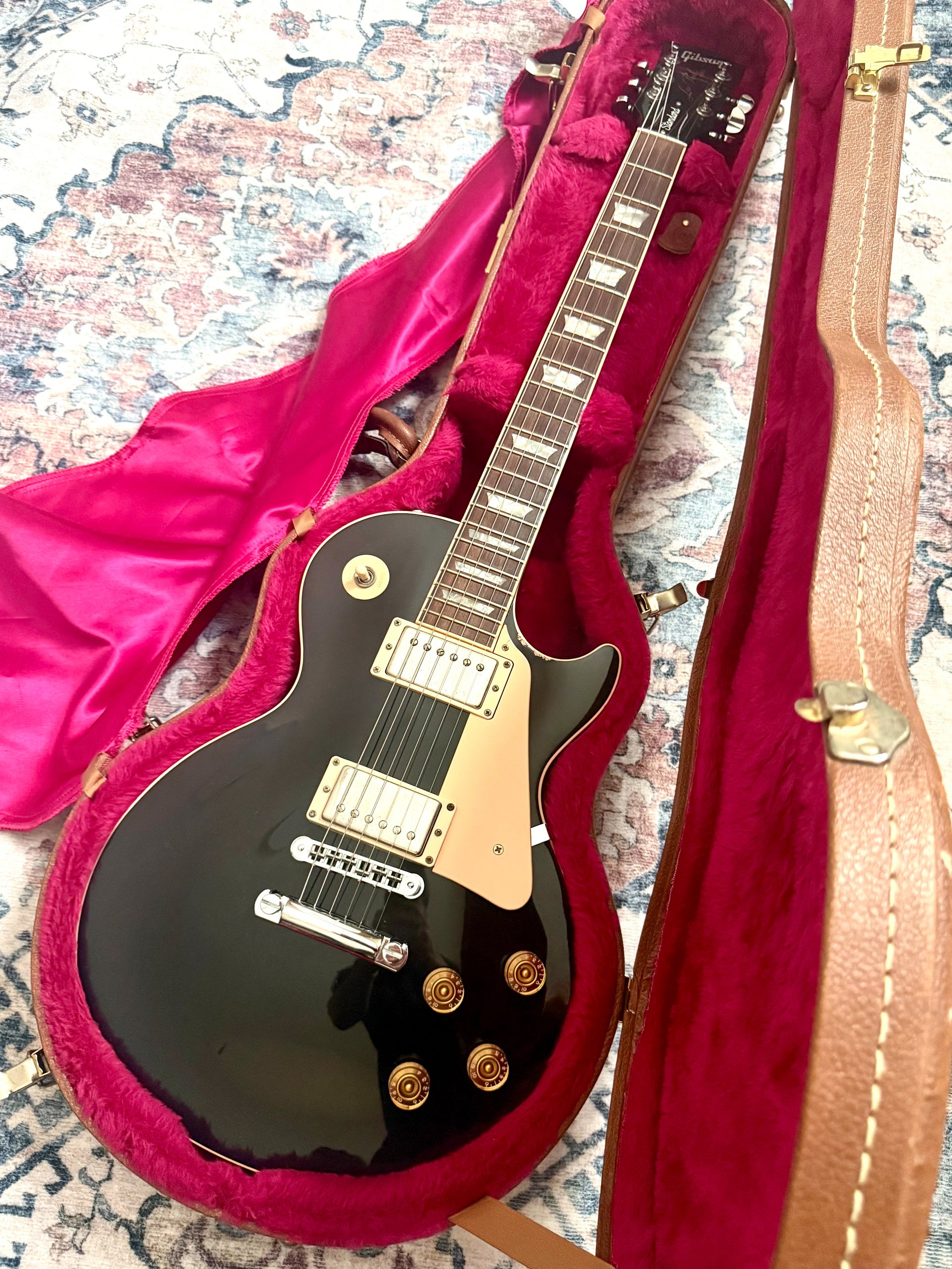 2001 Gibson Les Paul Standard "BLACK GLOSS EBONY" + OHSC product image (8)