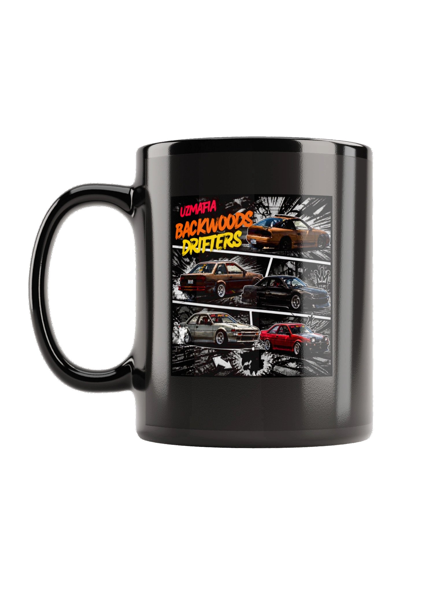 Comic Strip UZ Mafia Black Coffee Cup product image (1)