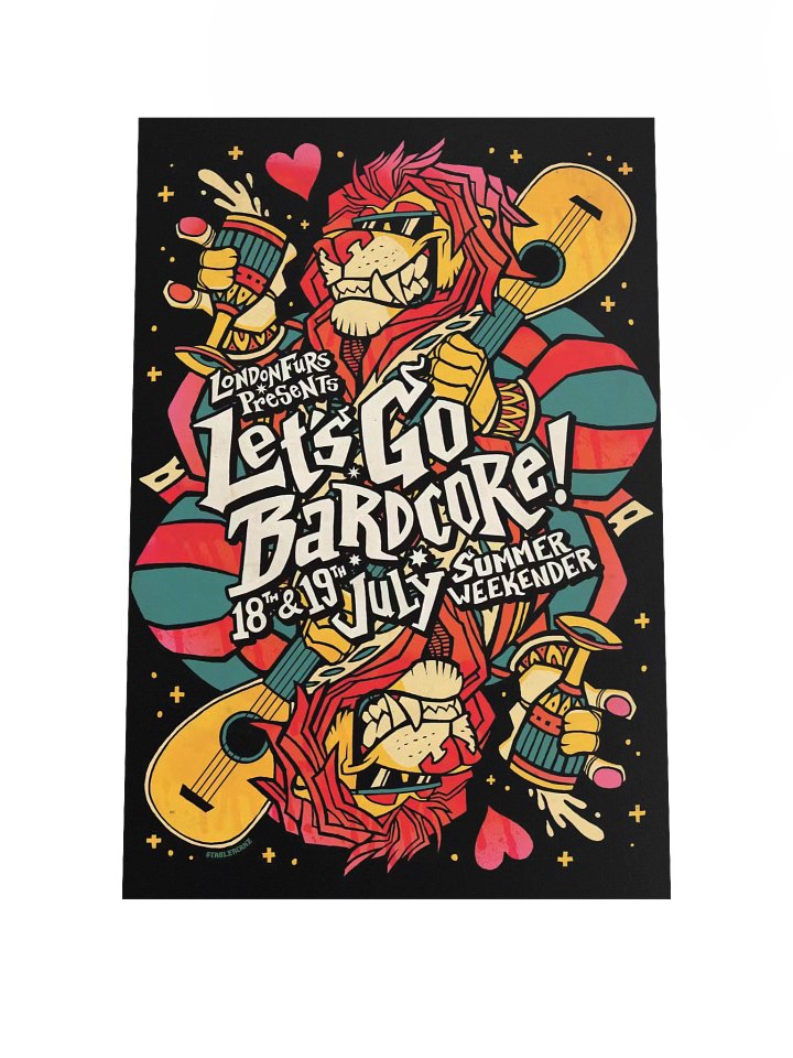 LondonFurs Summer Weekender '25 - Let's Go Bardcore! - Poster2 product image (1)