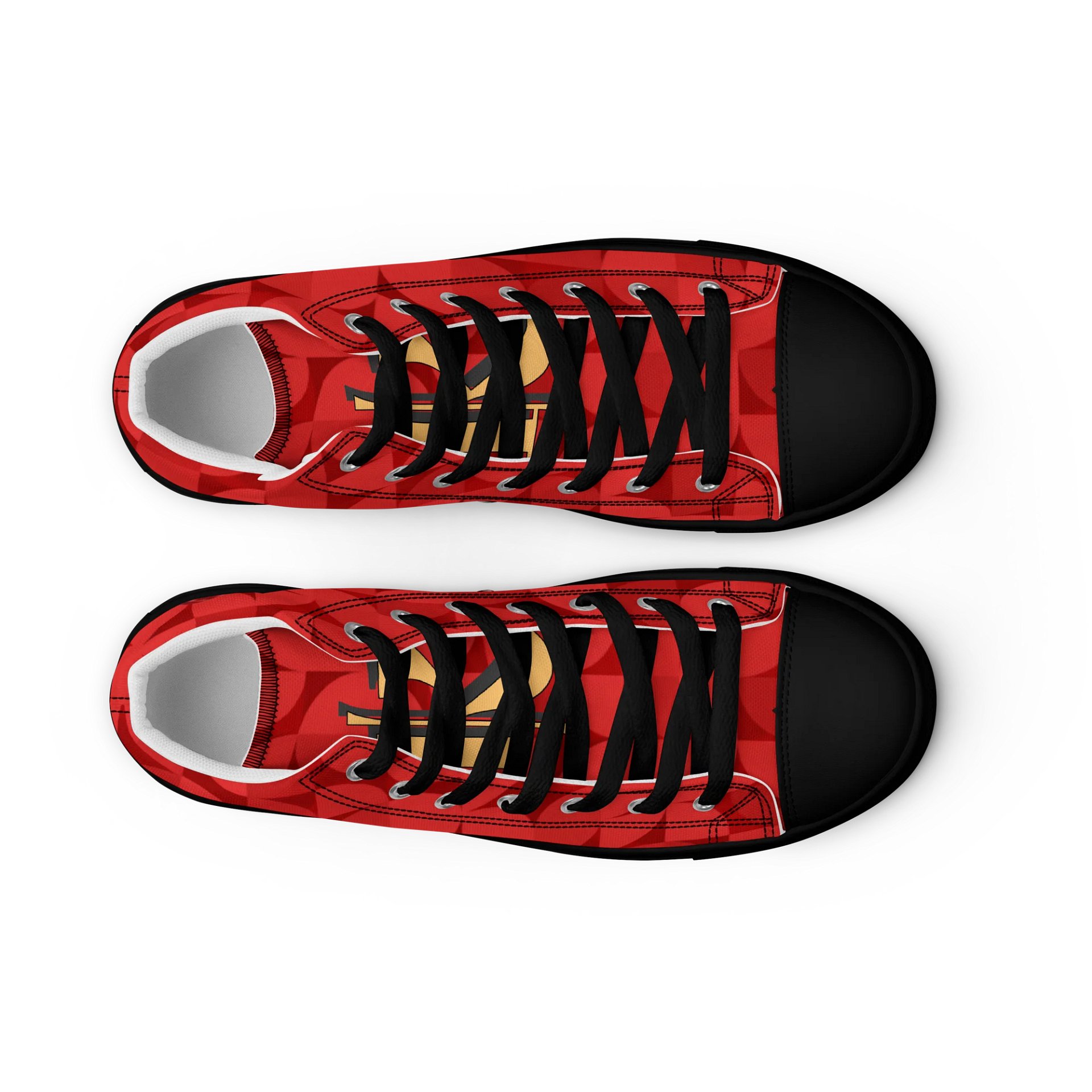 (Red CHIBI) K Women's High Top Canvas Shoes product image (9)
