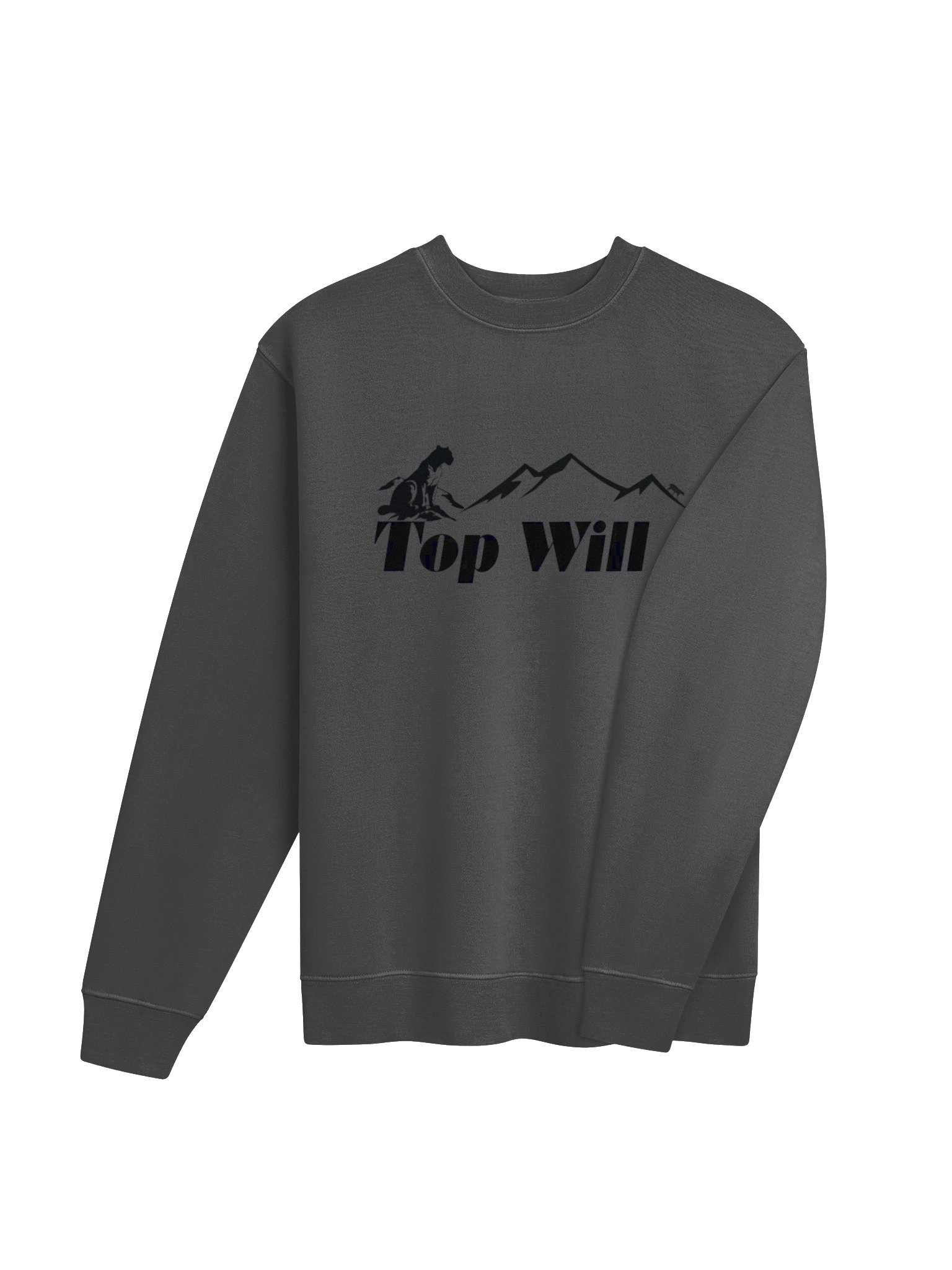 Top Will ™ Mens Grey and Black Mid-weight Sweater product image (4)