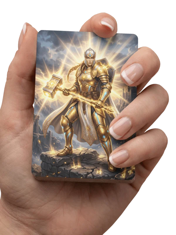 Radiant Paladin Premium Playing Cards - Fantasy Gaming Deck product image (3)