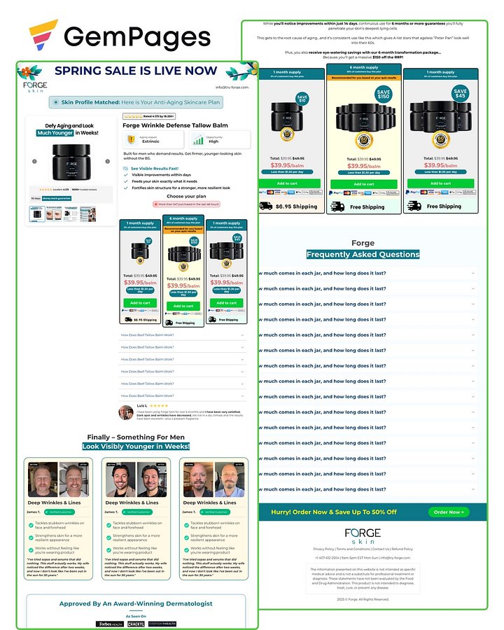 Forge Skin Product Page | Gempages Template product image (1)