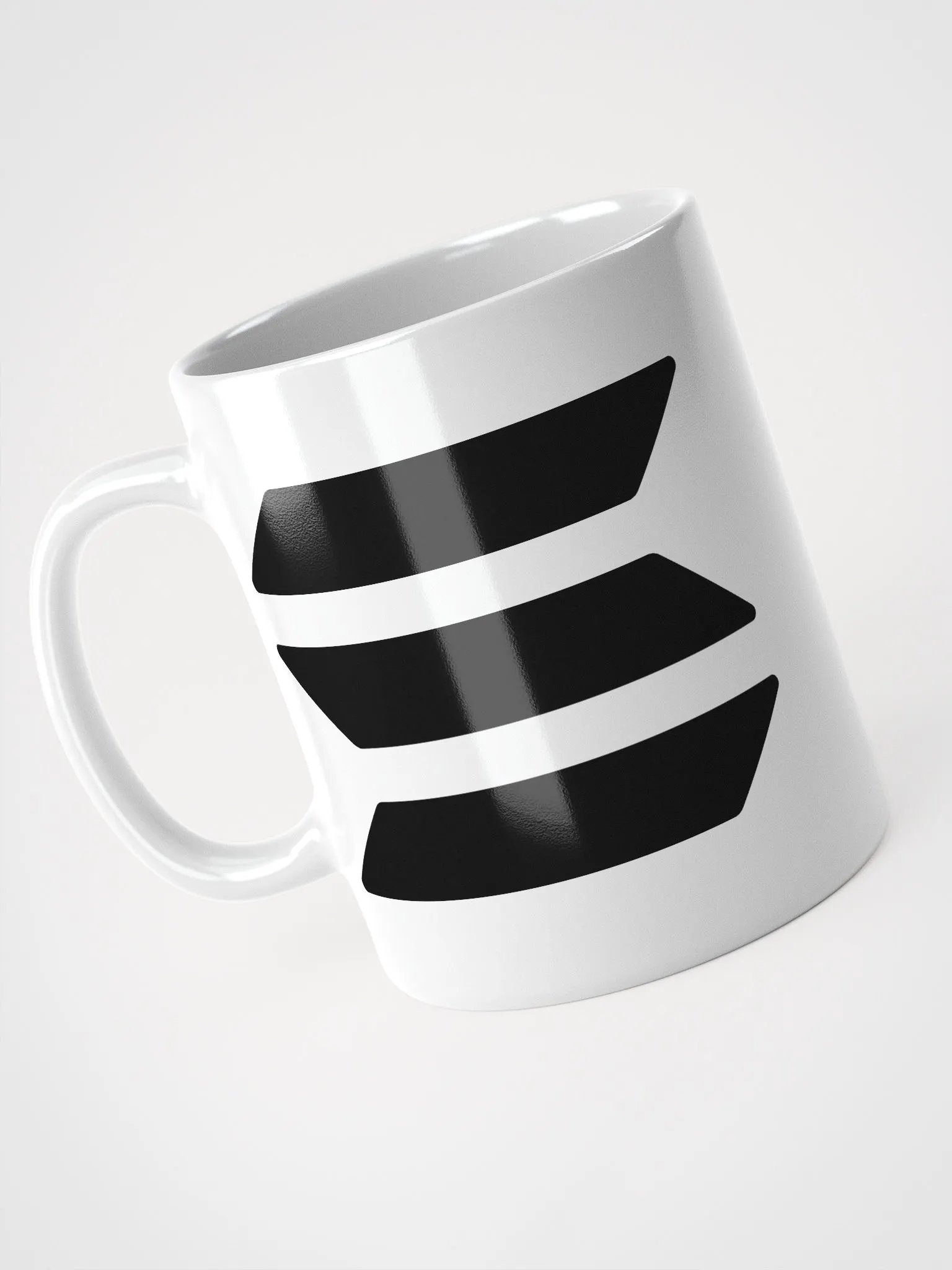 Solana Logo White Glossy Mug product image (2)