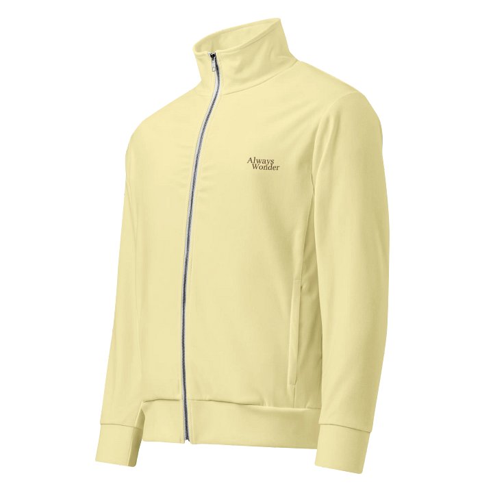 Always Wonder Unisex Track Jacket (Vanilla Yellow) product image (1)