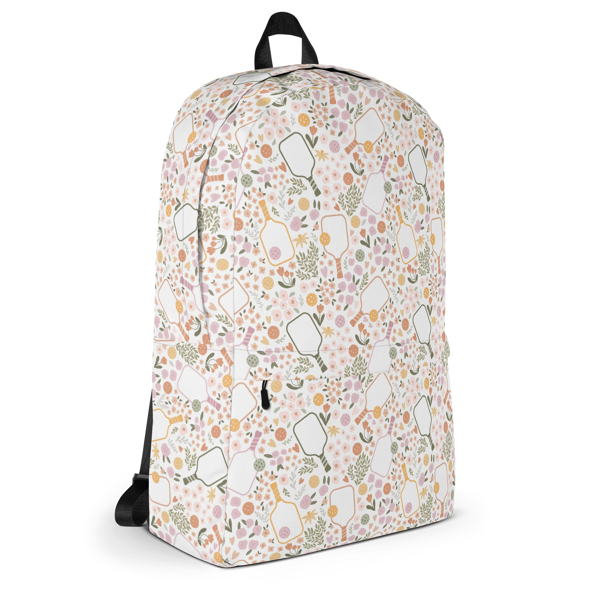 Floral Pickleball Backpack with Pocket product image (3)