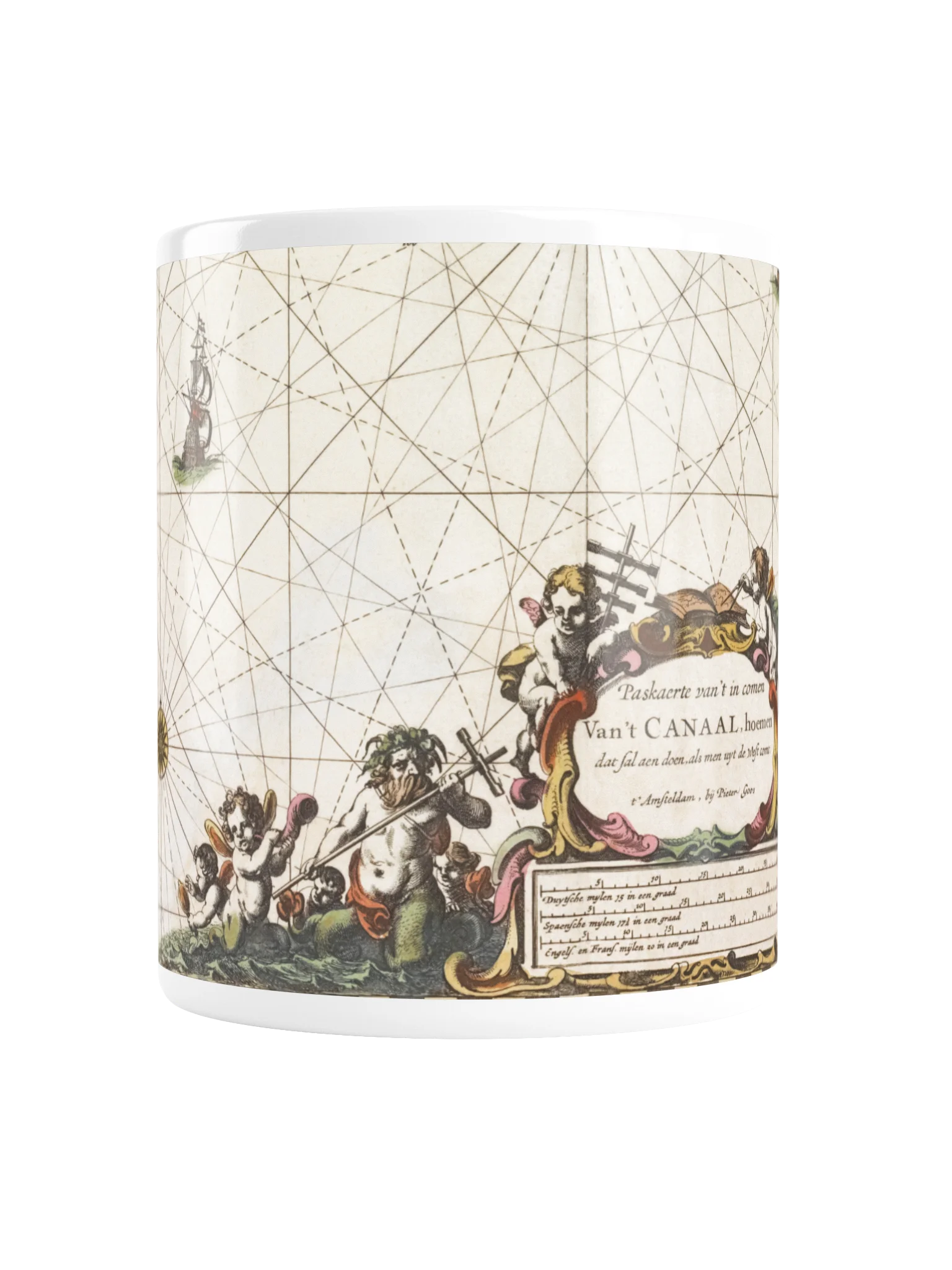 Vintage Nautical Map Mug product image (2)