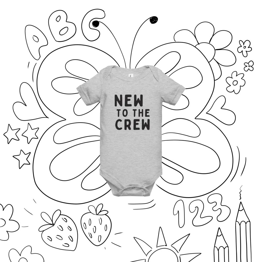 NEW TO THE CREW Baby Short Sleeve Onesie product image (8)
