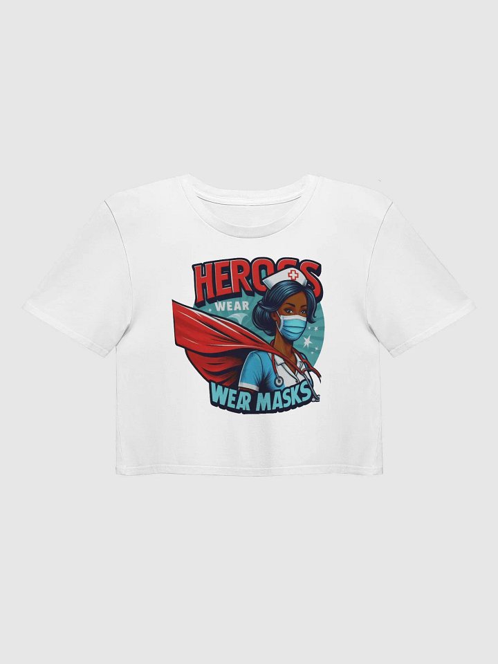 Professional Nurse: Heroic Nurse Tribute Women's Premium Crop Top product image (7)