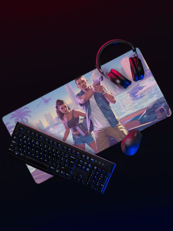 GTA VI Jason & Lucia Gaming Desk Mat – Premium Desk Pad product image (4)