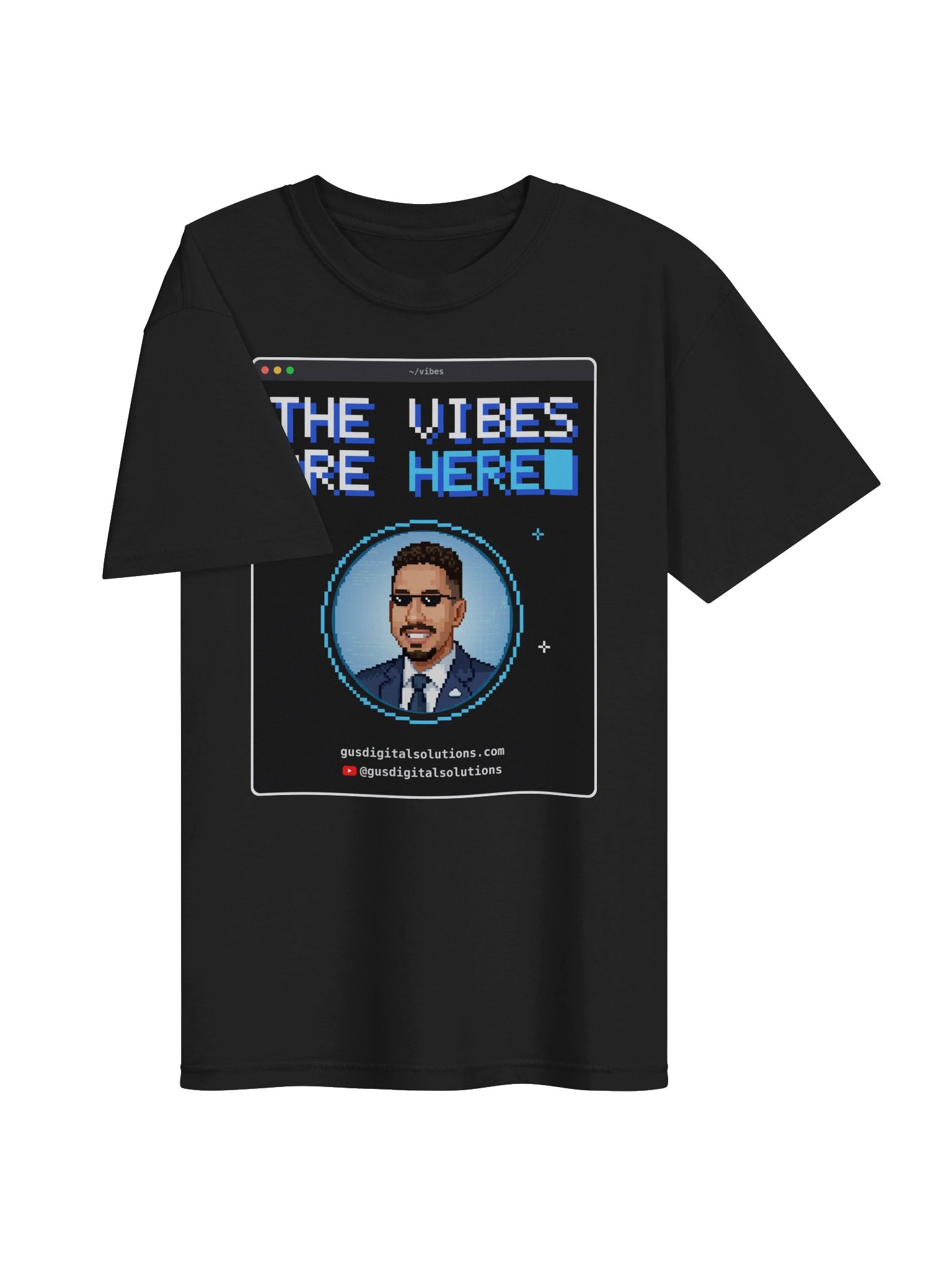 The Vibes Are Here: Pixel Art Vibe Coding T-Shirt for AI Developers product image (3)