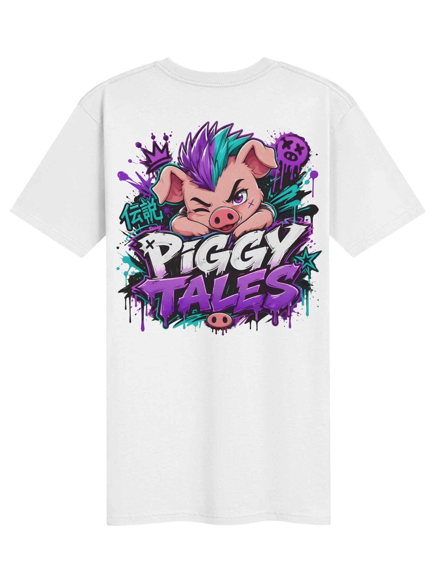 Piggy Tales Graffiti Tee product image (9)