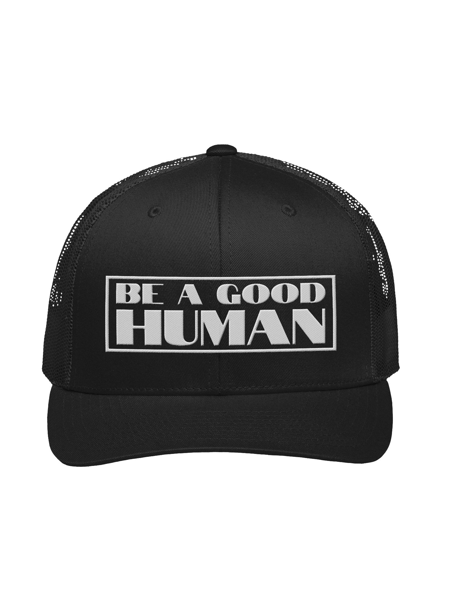 Be A Good Human Block Trucker Hat product image (1)