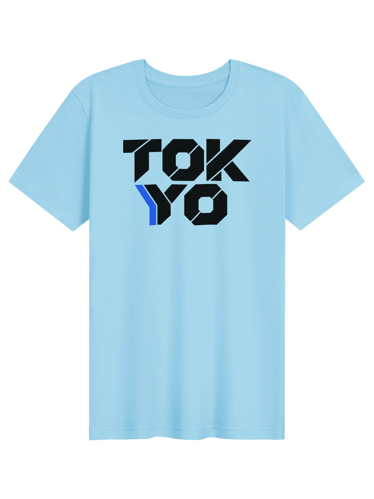 TOKYO Biennale Blue Zigzag Tee product image (1)