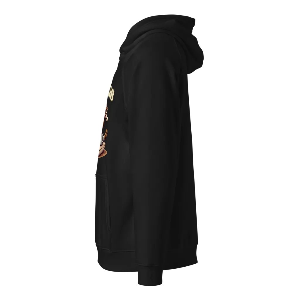 Sleepy Cat Eco Raglan Hoodie product image (7)