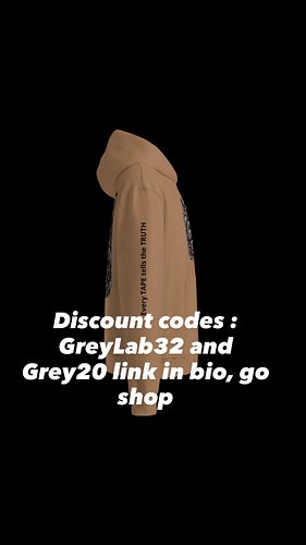 🚨 DON’T SLEEP ON THIS ONE. 🚨 

The GREY TAPES HOODIE is officially outside. 🩶

You’ve heard the music.
Now wear the movement....