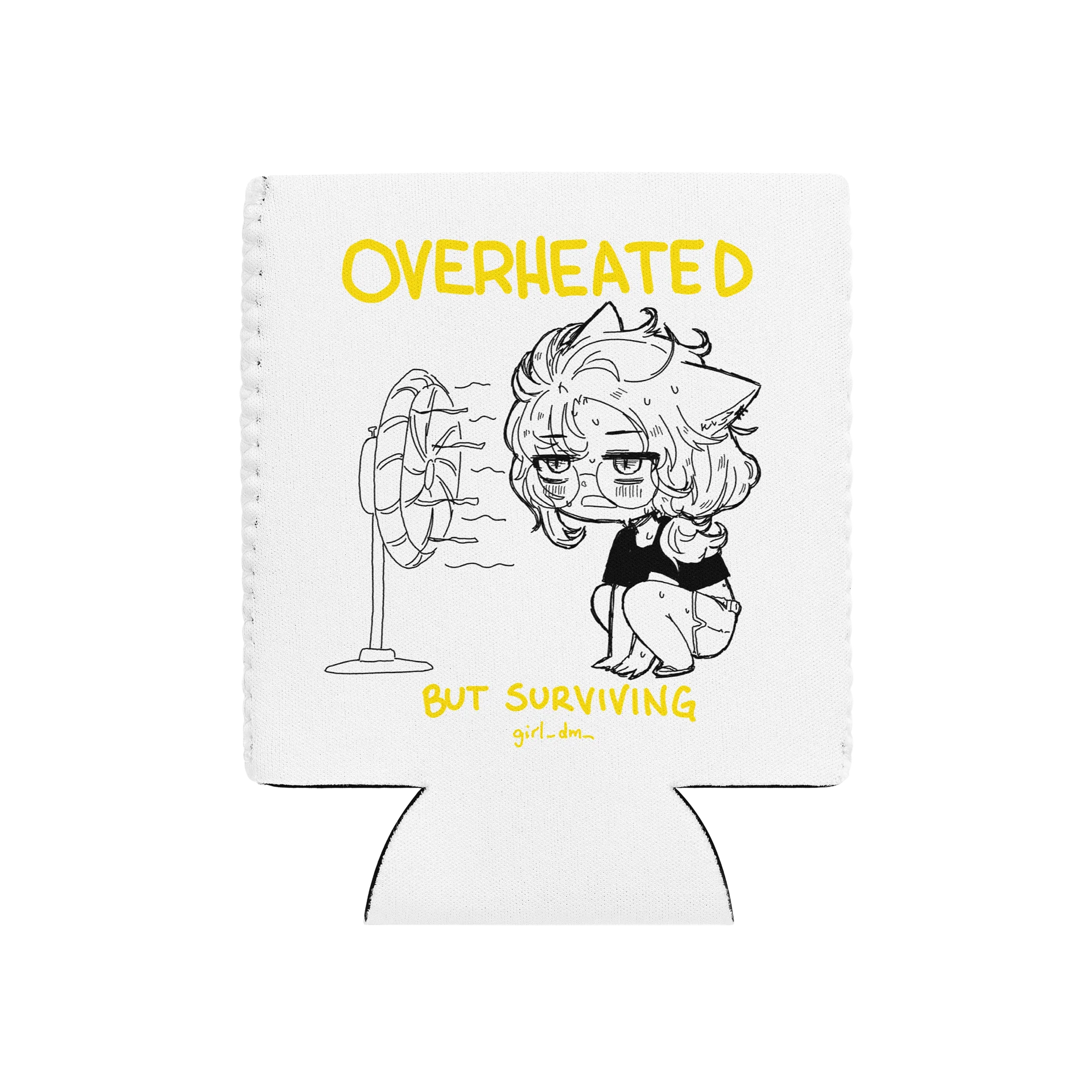 Overheated Can Coozie product image (1)