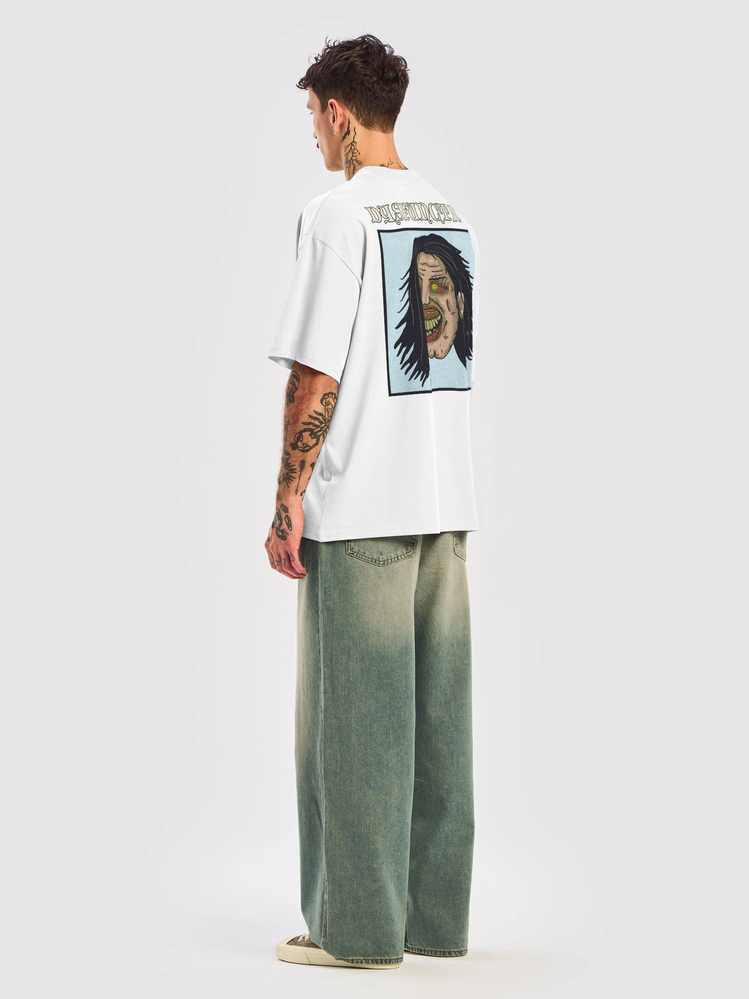 The Dysfunction Tee | Oversized Graphic T-Shirt | Deadlift Depot product image (8)