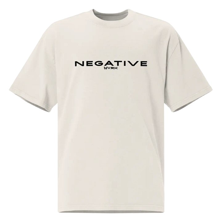 MVRK Negative Oversized Tee Black Logo product image (3)