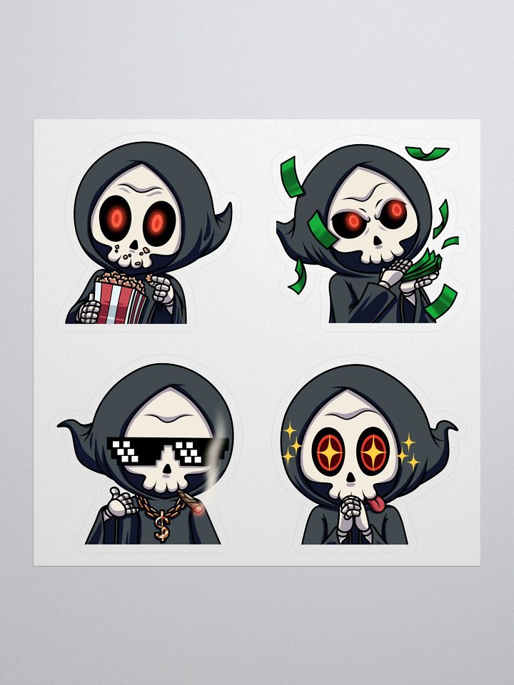 4-Pack Large Todd Emote Stickers - Pack #1 product image (1)