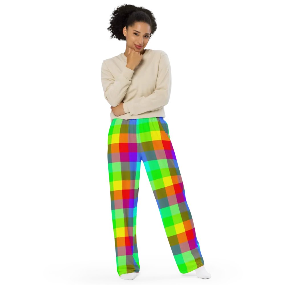 Rainbow Checker Pants product image (11)