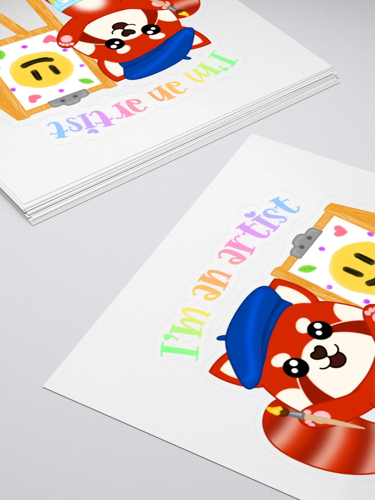 Artist Red Panda Sticker product image (4)