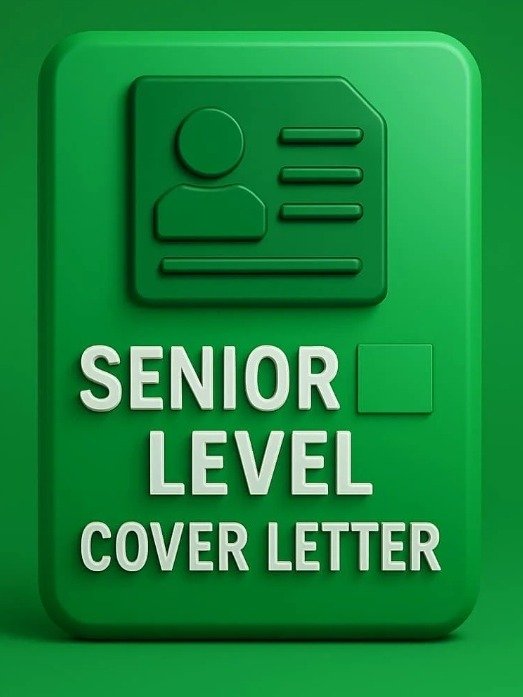 Senior Level: 2026 Inverted Pyramid Cover Letter product image (1)