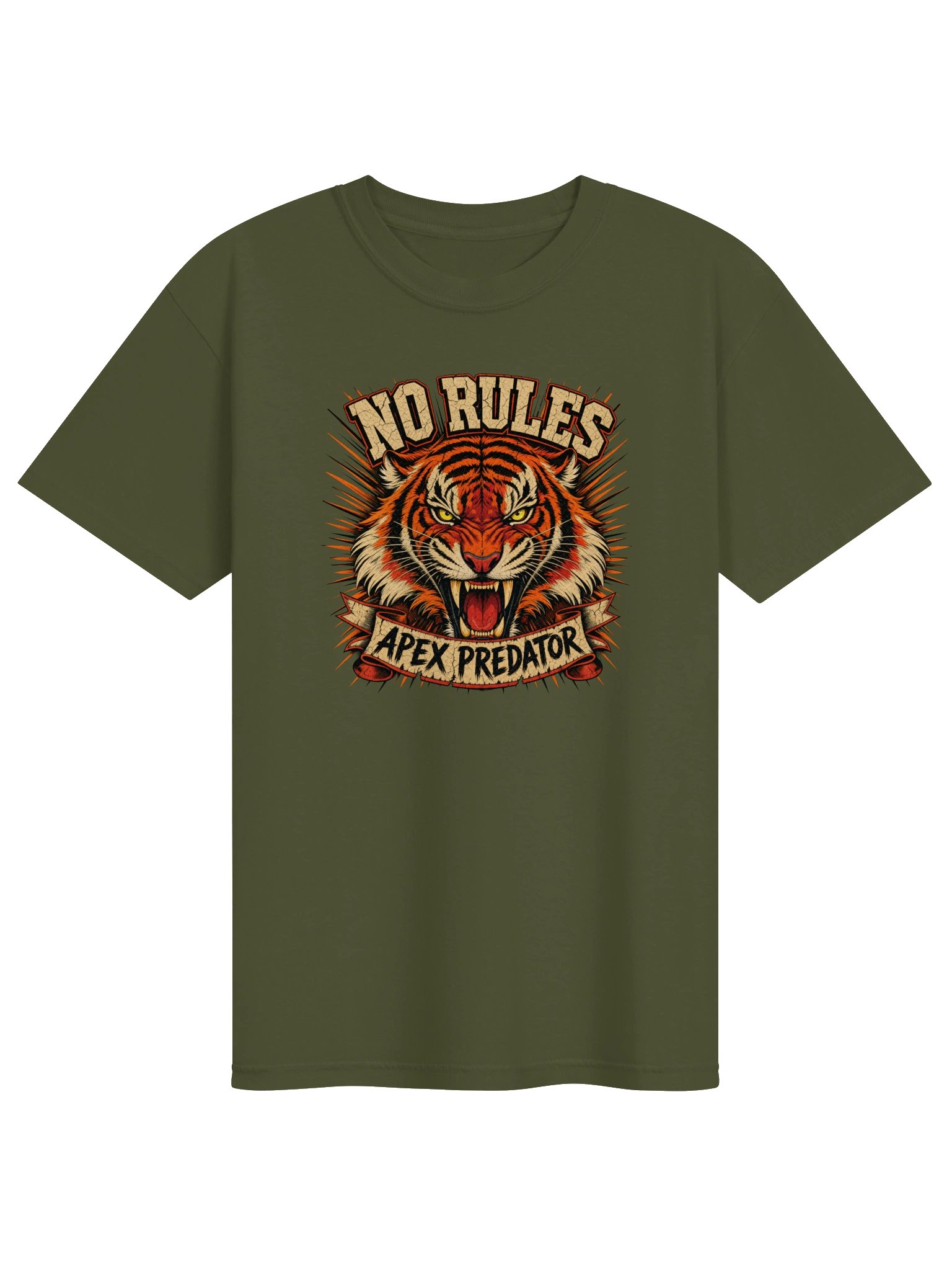 No Rules Apex Predator Tiger Graphic T-Shirt product image (3)