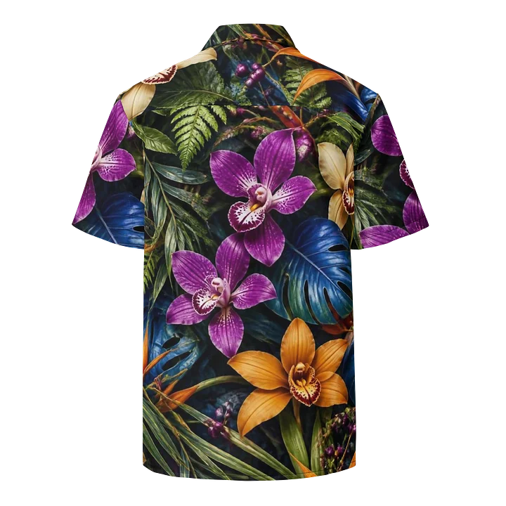 "BP629" Tropical Orchid Hawaiian Shirt product image (2)