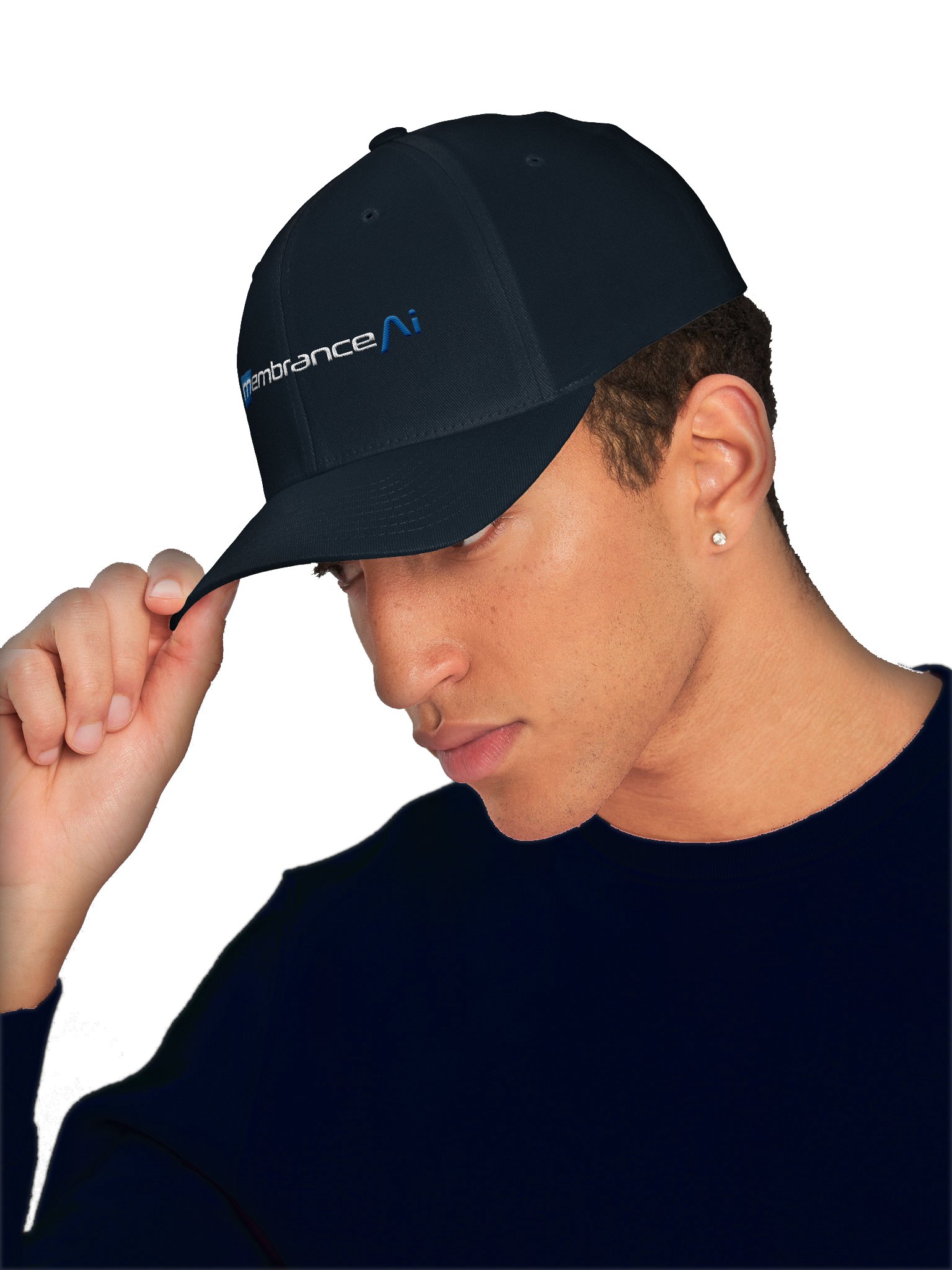 Membrance® AI Embroidered Fitted Hat product image (2)
