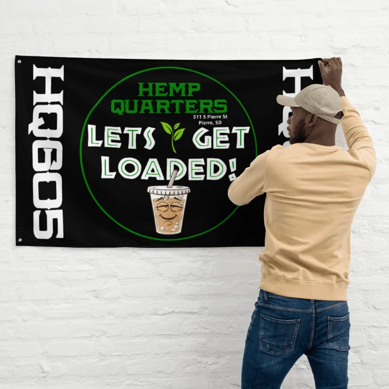 Let's Get Loaded Wall Flag 2 product image (1)