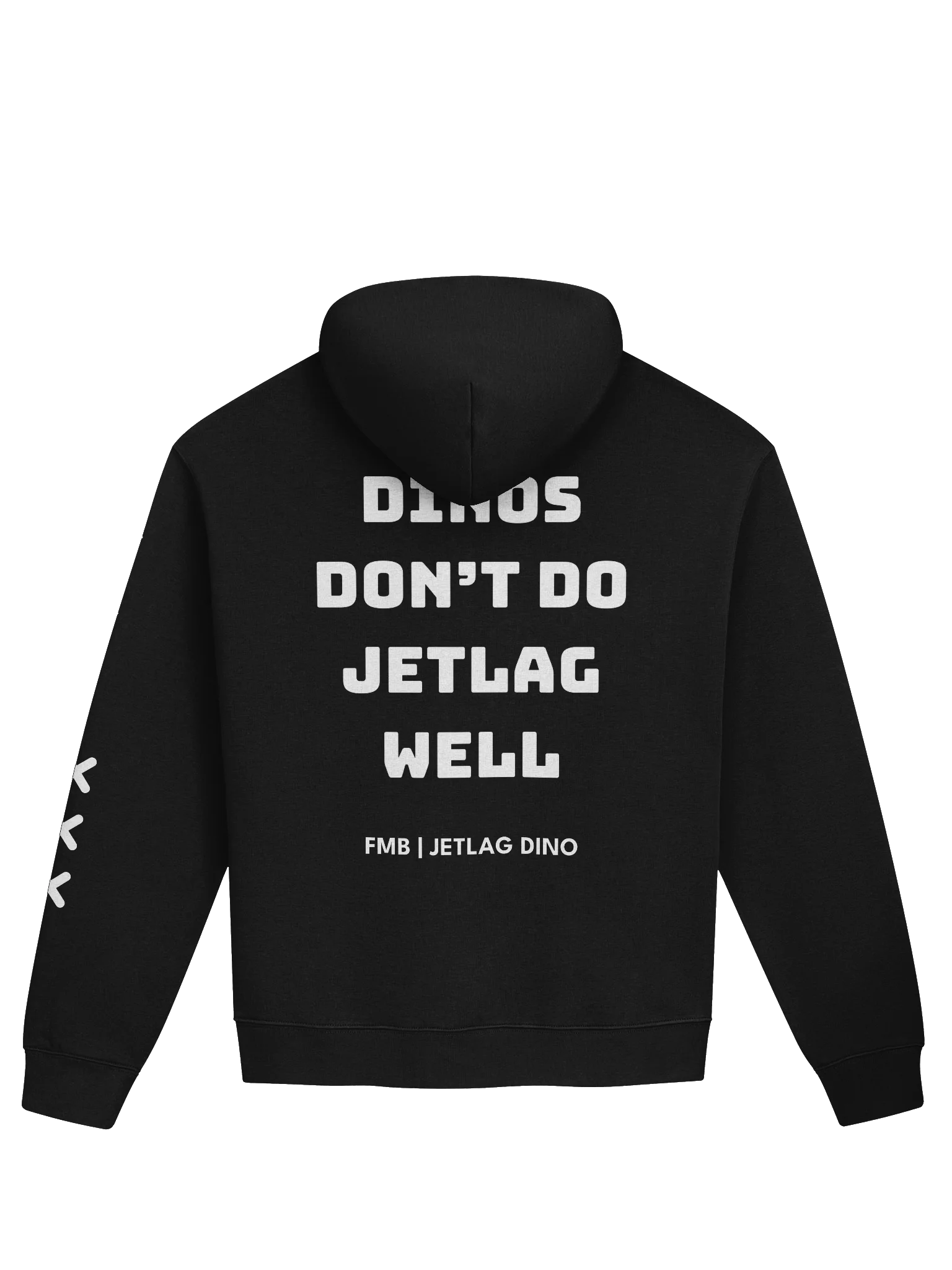 FMB | JETLAG DINO Premium Hoodie Black product image (2)
