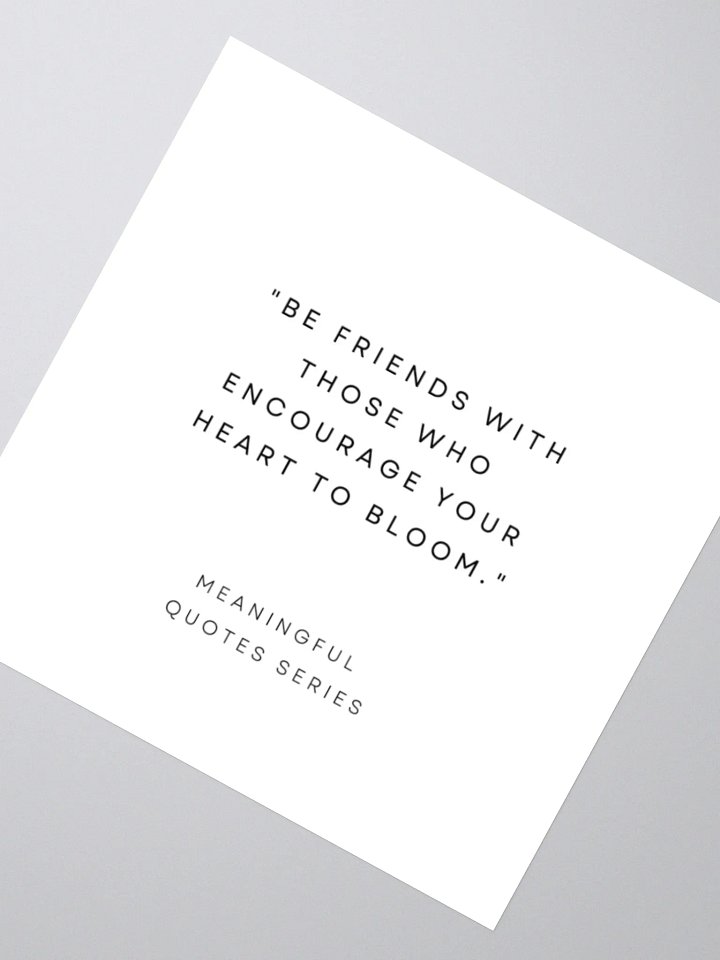 Heart-Blooming Quotes Stickers product image (4)