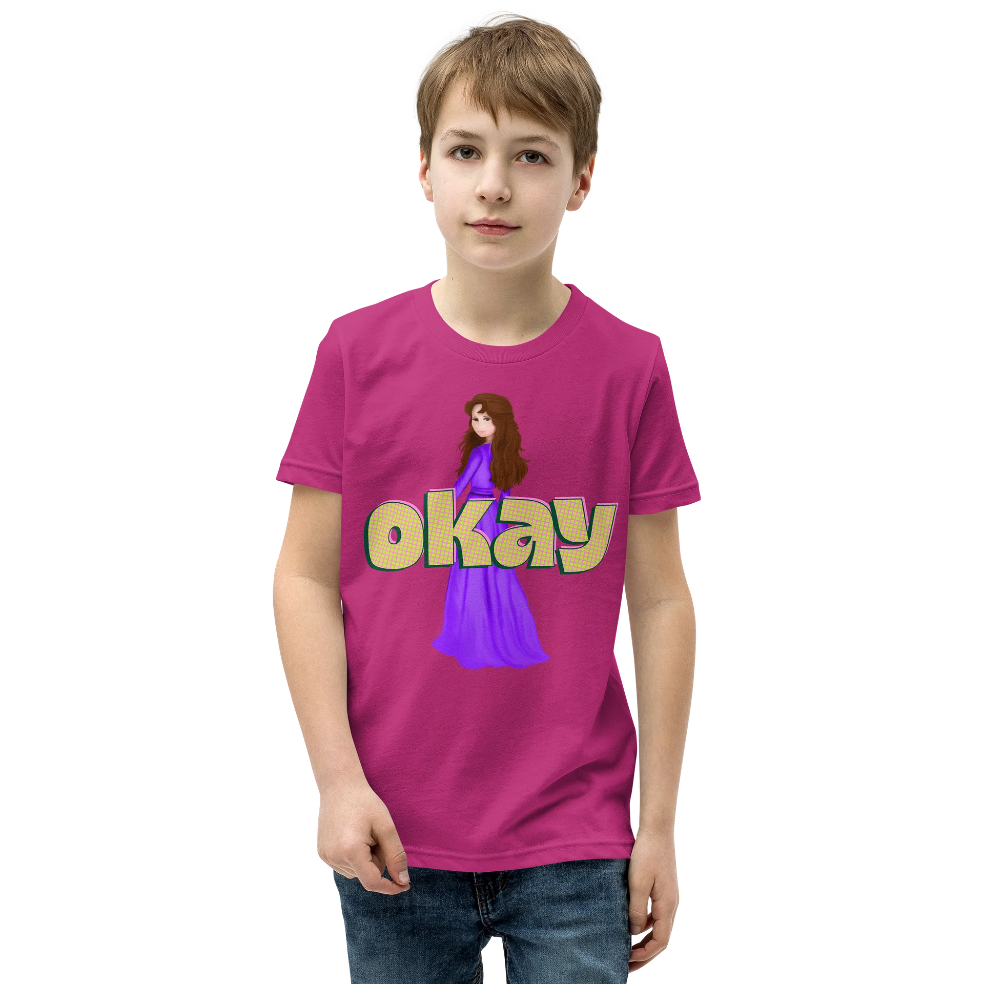"okay" Youth Short Sleeve T-Shirt product image (1)