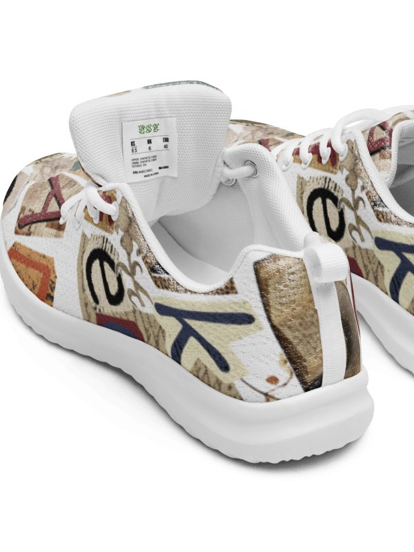 Literary Vibe: Book & Coffee Collage Sneaker Women's Sneakers product image (6)