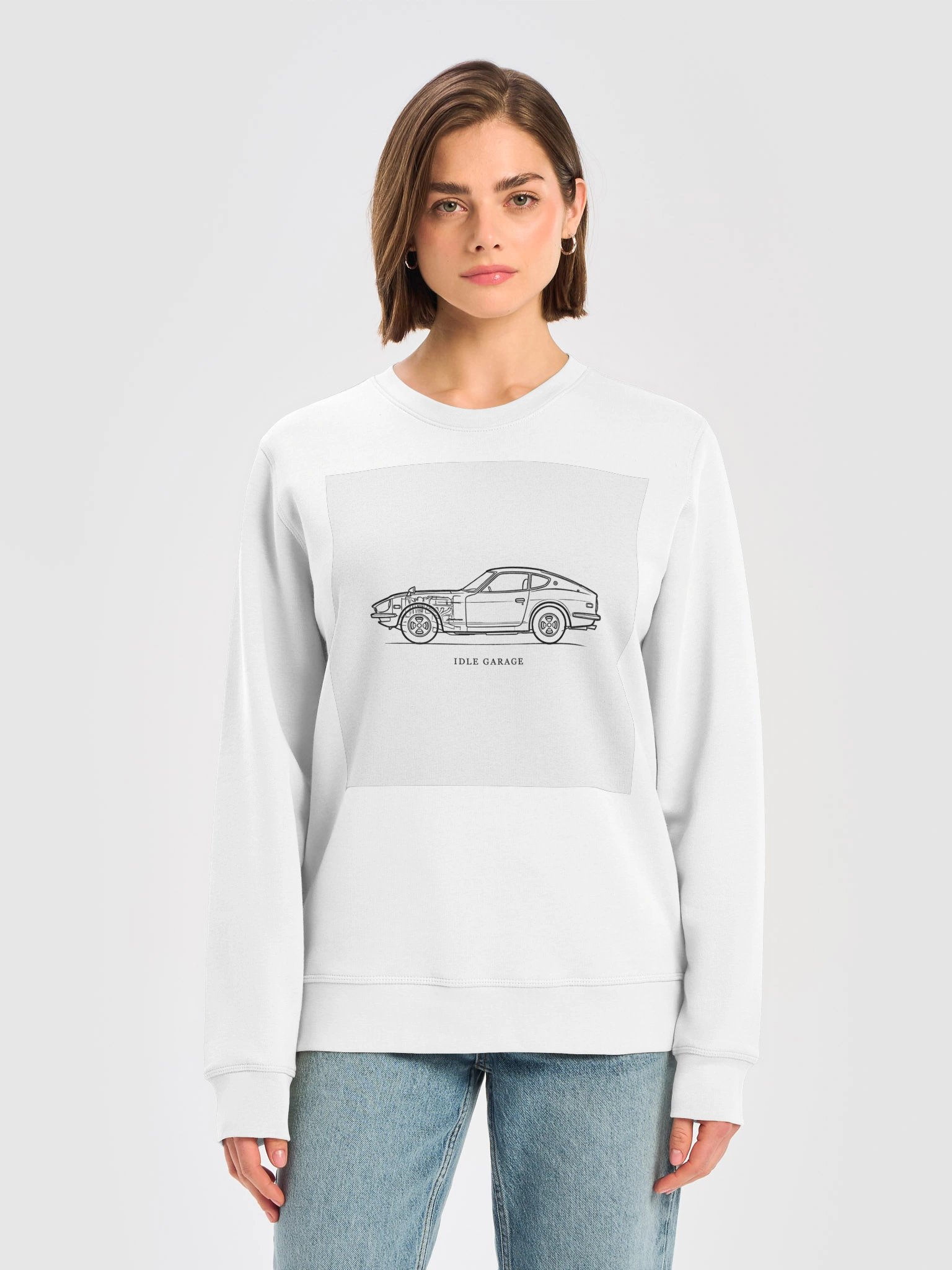 Idle Garage Cutaway Car Sweatshirt product image (5)
