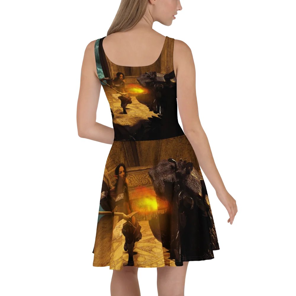 'Elven Stories - Warriors Cry Too' Skater Dress product image (4)