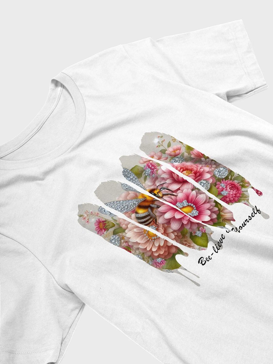 Bee-lieve in Yourself TShirt | Empowering TShirt | Luxury Nature Print | Garden Bee Artwork product image (3)