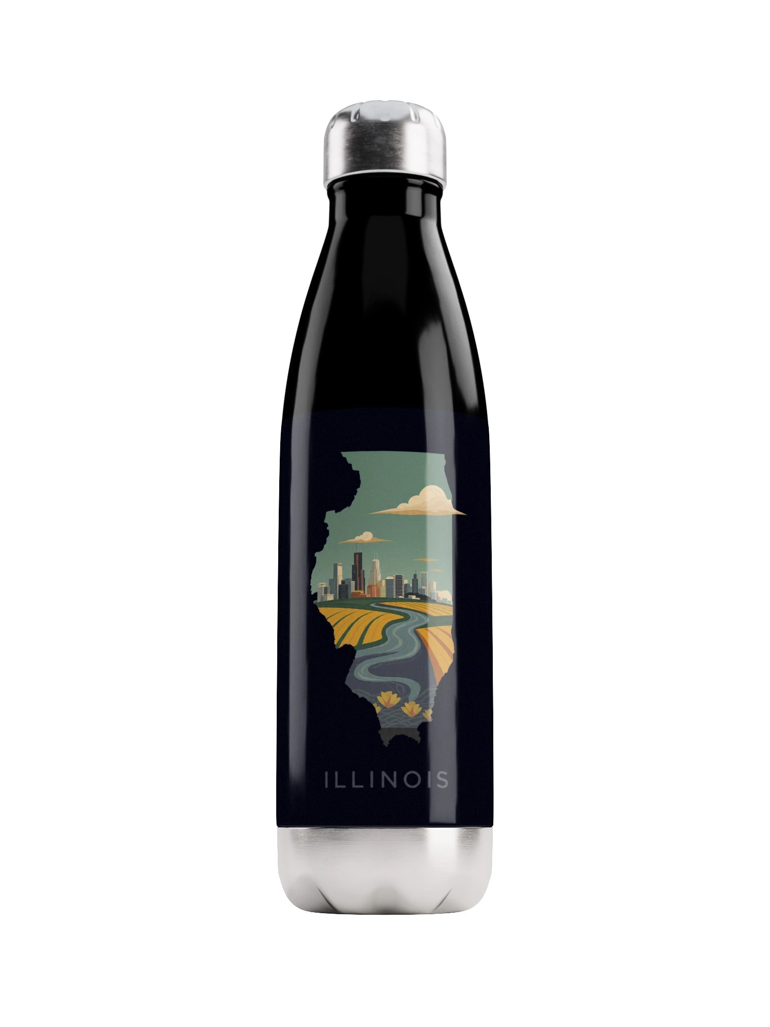 State of Illinois Water Bottle product image (1)