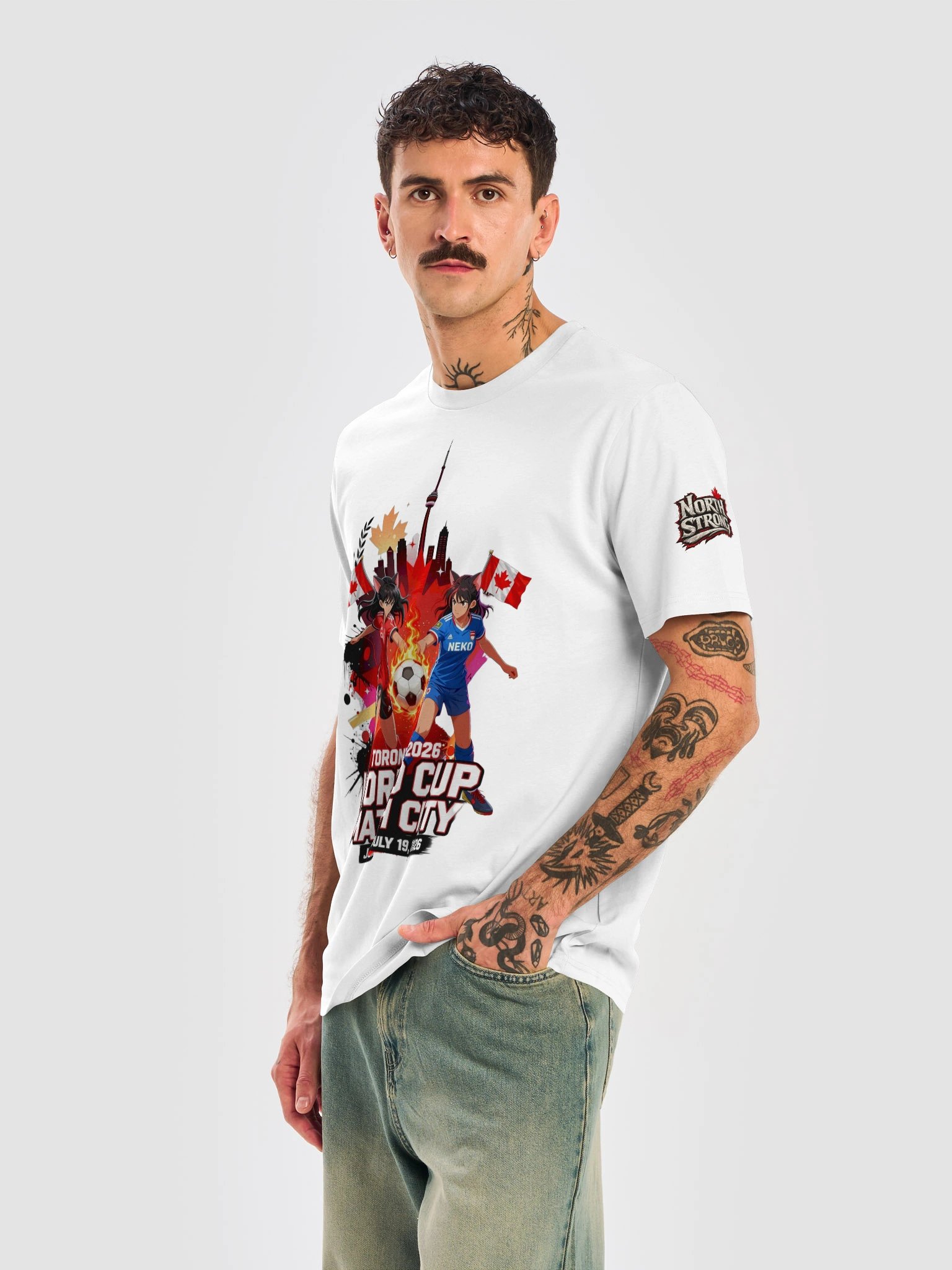 2026 World Cup Street Fusion Tee 🇨🇦 | Urban Soccer Graphic T-Shirt (Limited Edition) product image (6)
