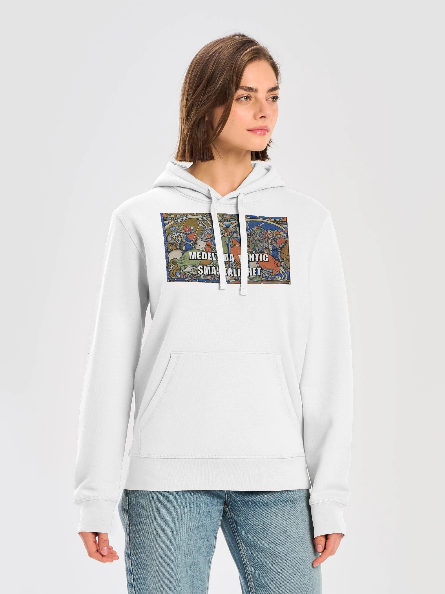 Medeltida Töntig Småskalighet (Organic Premium Hoodie) product image (3)