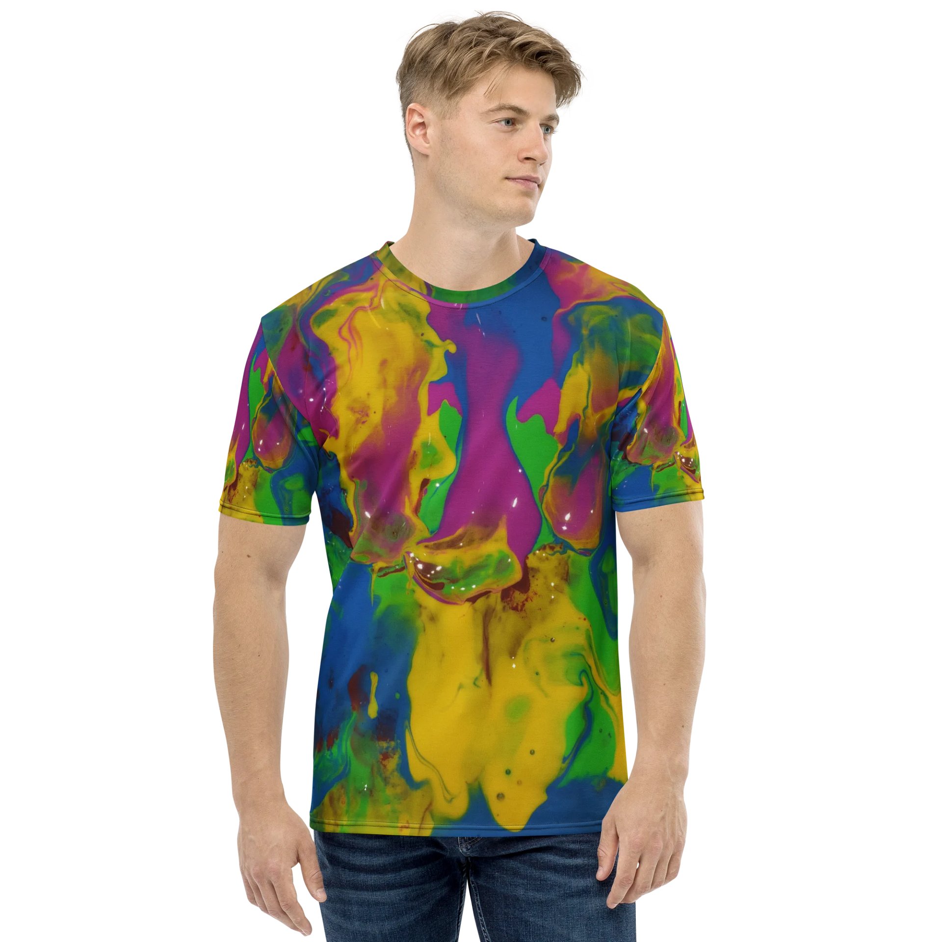 Customizable All-Over Print Crew Neck T-Shirt product image (2)