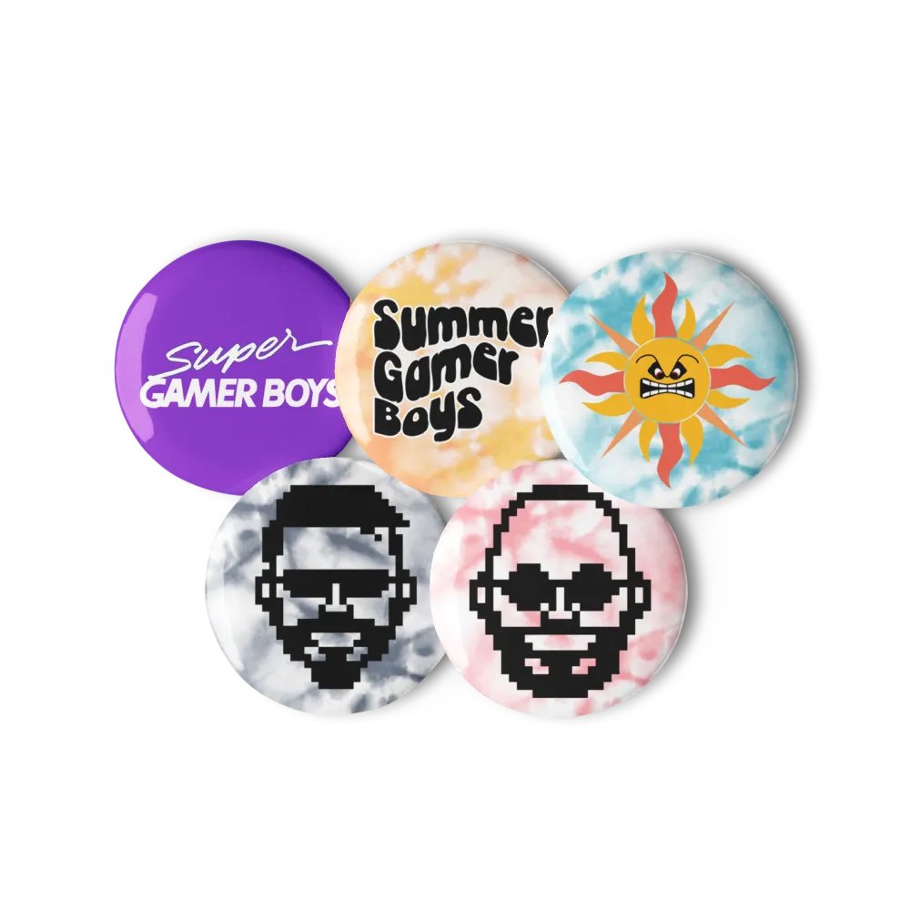 Summer Gamer Boys Pin Set product image (3)