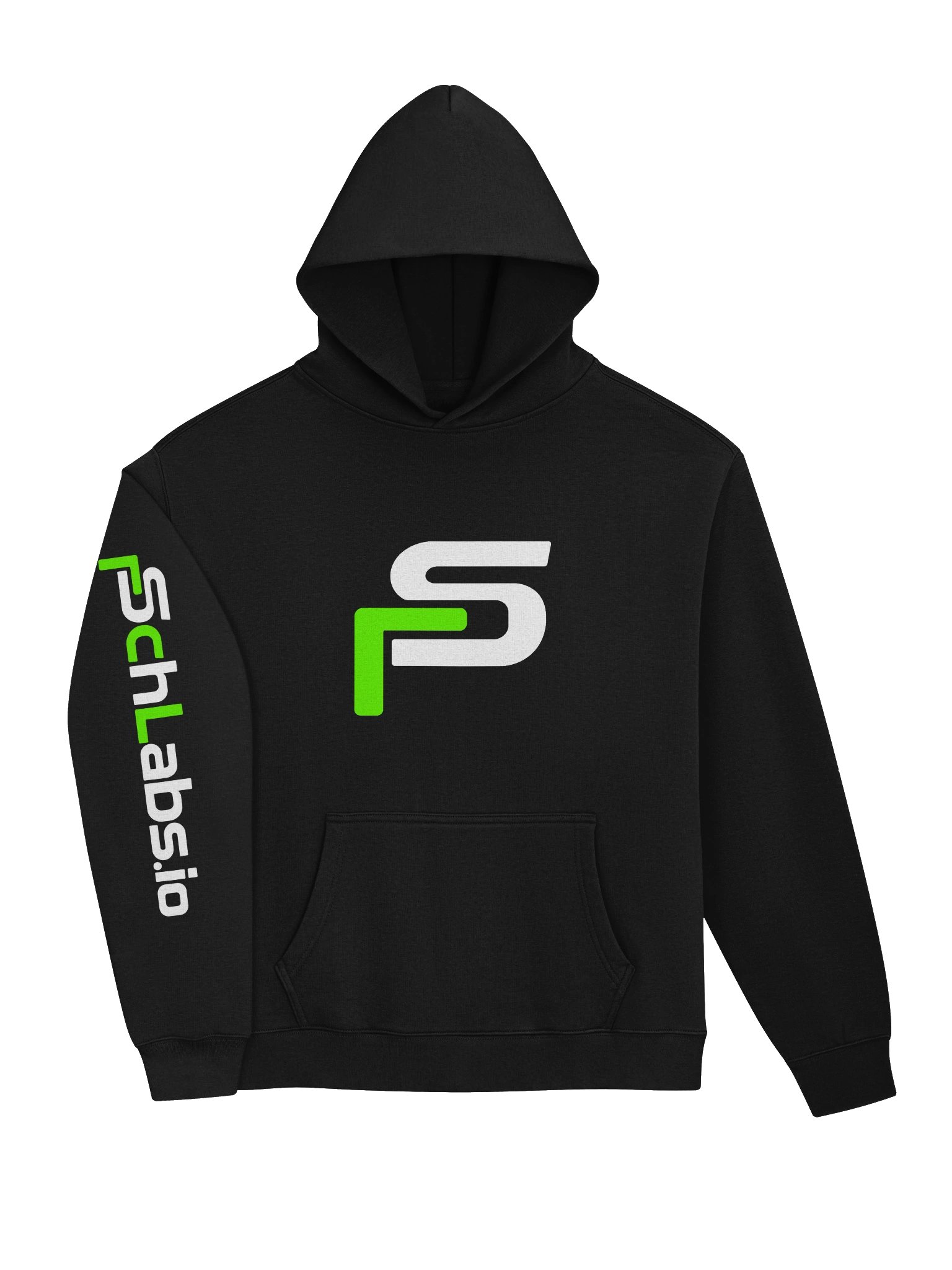 SchLabs Signature Hoodie — Green & White product image (3)