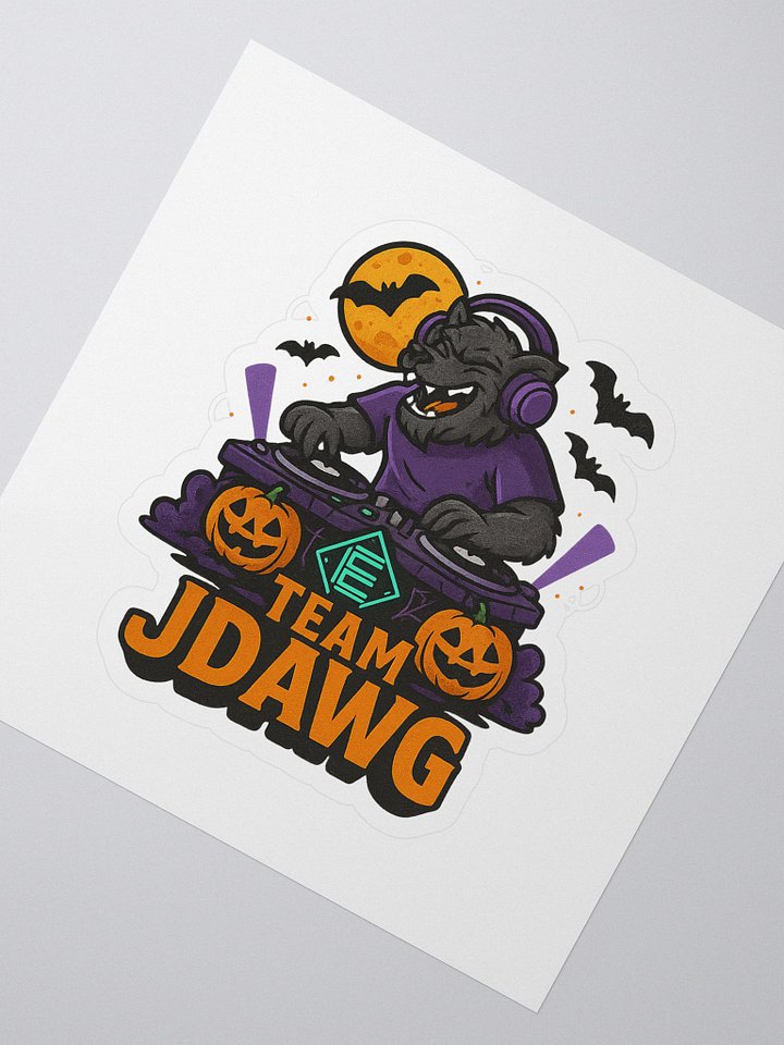 Team JDawg Kiss Cut Stickers product image (2)
