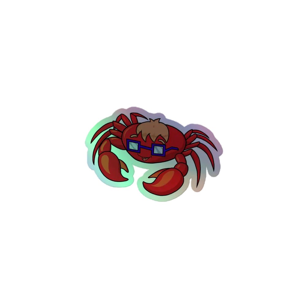 Crab Lee HOLO sticker!! product image (1)